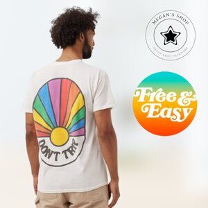 Vintage Graphic Tee Free and Easy Spectrum SS Short Sleeve T-shirt Men's Size M